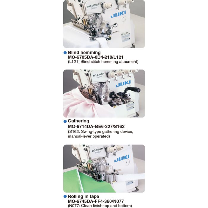 juki JUKI Canada MO-6700 Series | Semi Dry Head, High-Speed, Overlock